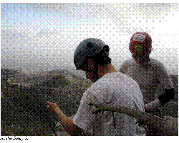 Text Box:  At the Belay 5.