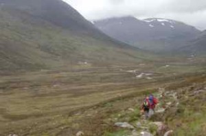 Corrour in the distance