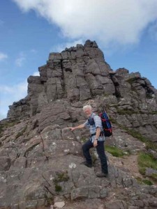 The rocky ridge