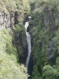 A plunge of over 300 feet
