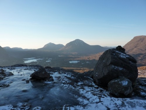 12 Flowerdale hills from Coire Mhic Fheachair