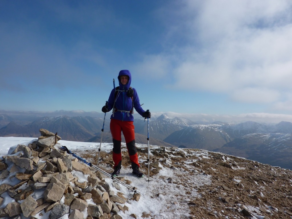 On the summit of Sgorr Dhearg