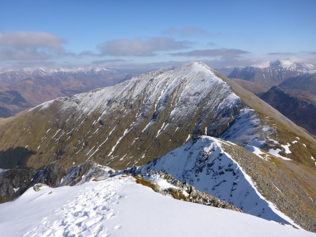 Looking back to Sgorr Dhearg