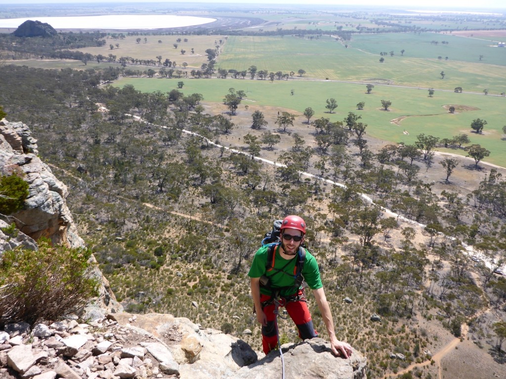 Near the top of Tiptoe Ridge