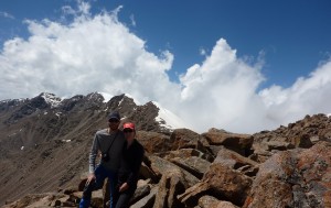 Me & Maria on the summit of Peak 4272