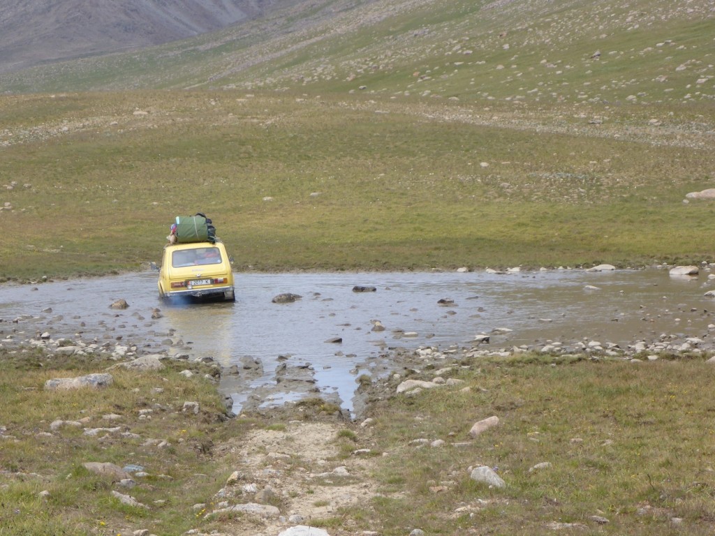 As well as the Ford Ranger pickup that was used for the approach to base camp, on our return journey we had a Lada Niva, providing the full soviet experience.... It was pretty impressive off-road, but it did break down 3 times on the way back.