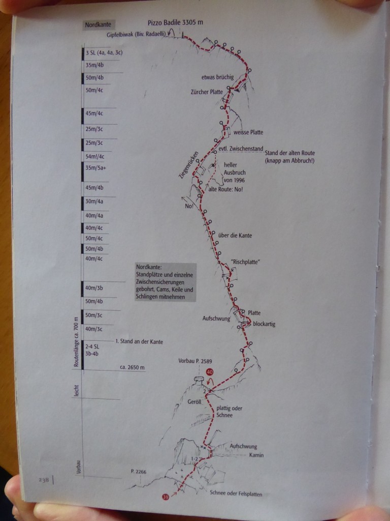 When the topo shows 26 pitches, lots of them at 4c and one at 5a+, you know you're in for a long day...