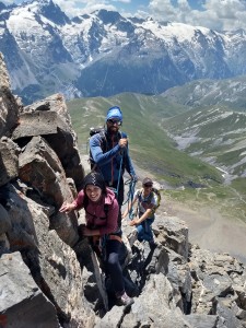 Short-roping on the ridge