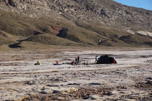 Camp on the Tarkeddit Plateau