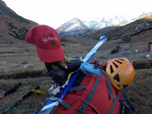 Hiking up to Azib Ikkis