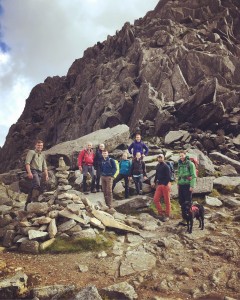 The team on Tryfan
