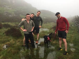 Saturday morning trail run - Harry in Wellies!