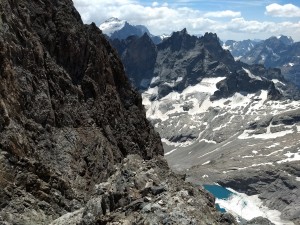 On the Voie Piaget (ish) on Pic Gaspard